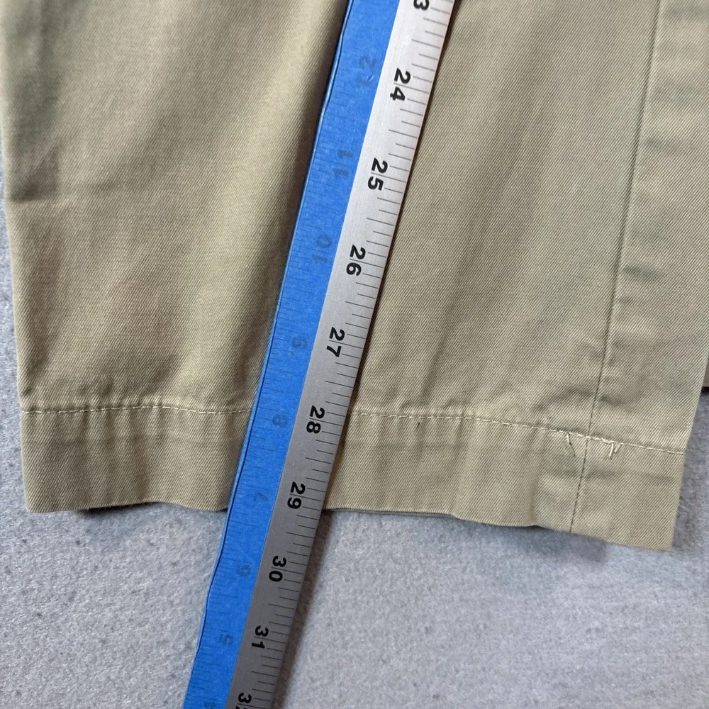 Banana Republic Pant Men's 33x30 Emerson Straight Chino 100% Cotton‎ Khaki Brown